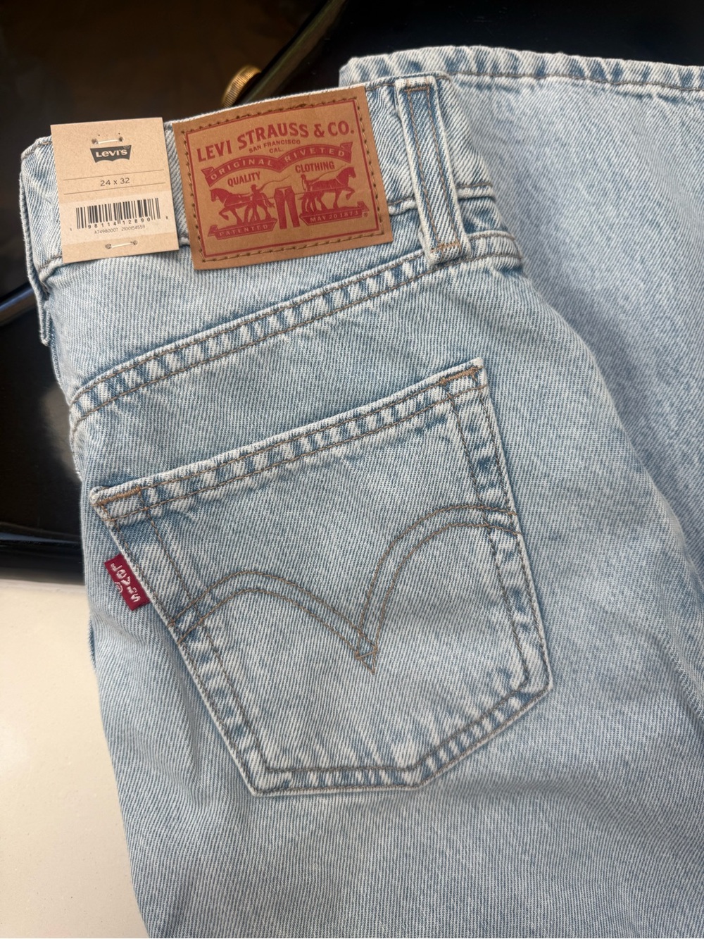 Levi's Light Blue Flare Jeans - Picture 9 of 9